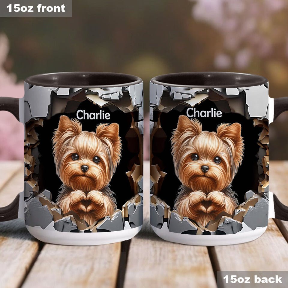 Lovely Dogs - Personalized Dog Accent Mug