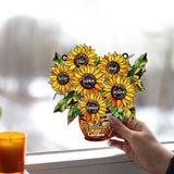 Grandma's Mom's Garden - Personalized Grandma Window Hanging Suncatcher Ornament