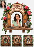 Love My Garden - Personalized Gardening Wooden Floating Shelf