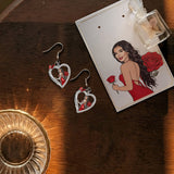 Floral Heart - Personalized Self Love Earrings With Card