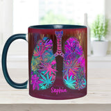 Stoner Chick Lungs - Personalized Weed Accent Mug