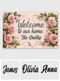 Welcome Springs - Personalized Family Doormat