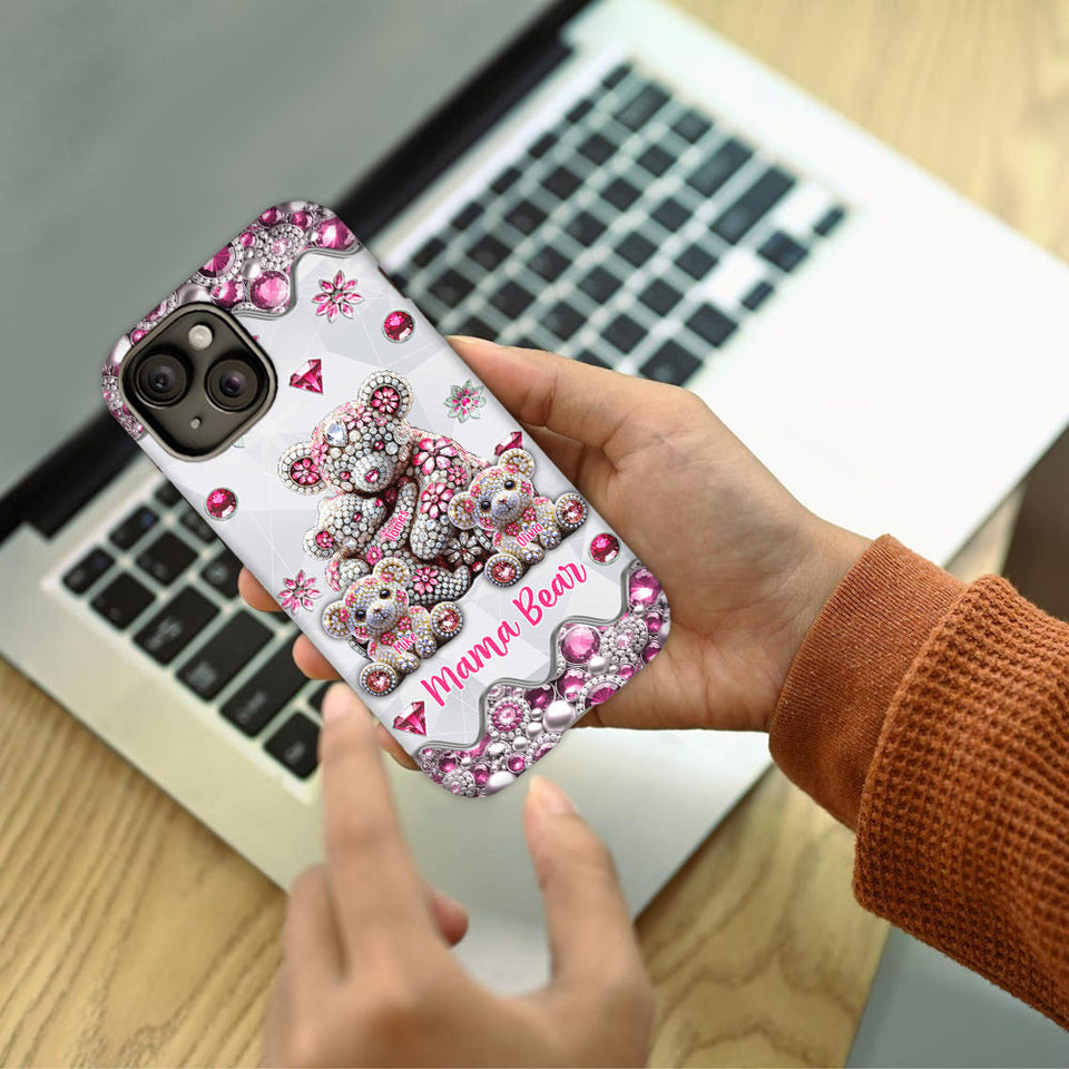 Mama Bear Gift For Mom, Grandma,.. - Personalized Mother Full Print Phone Case