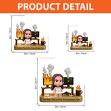 I'm Fine This Is Fine Everything's Fine - Personalized Colleague Custom Shaped Acrylic Plaque