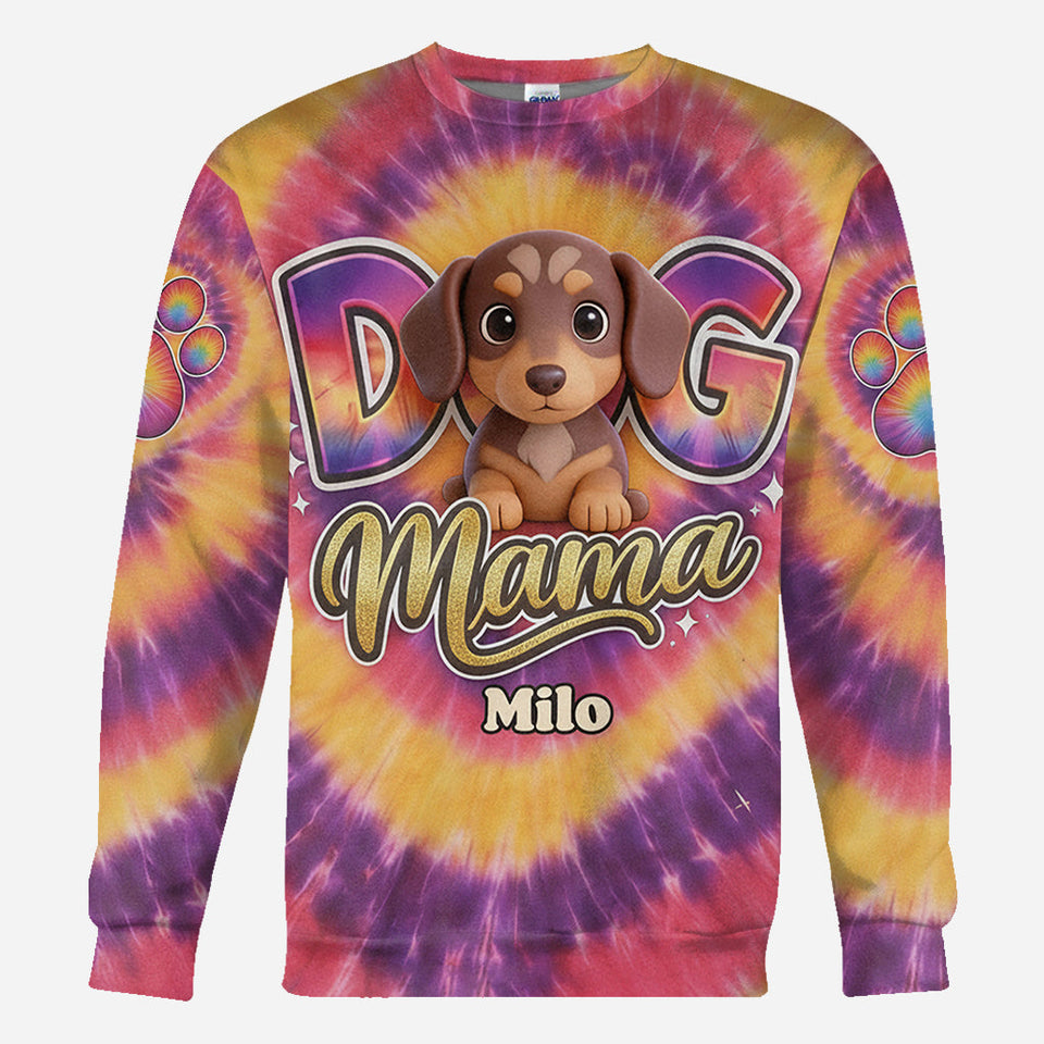 Custom Any Photo Dog Mama - Personalized Dog All Over Shirt