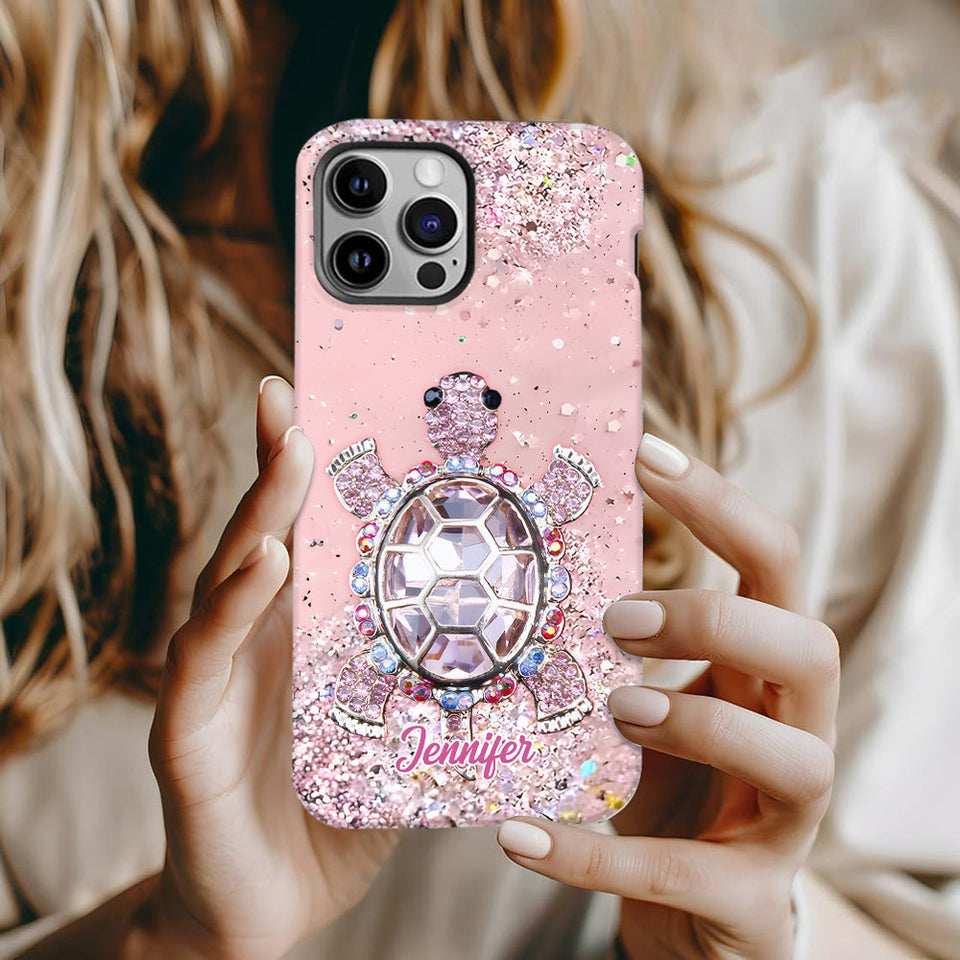 Just A Girl Who Loves Turtles - Personalized Turtle Full Print Phone Case