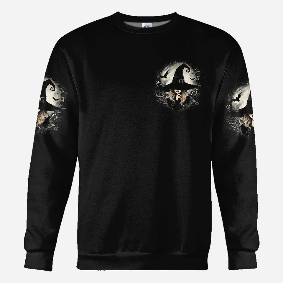 A Wee Bit Wicked - Personalized Witch All Over Shirt