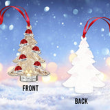 Merry Christmas To Family - Personalized Family Transparent Ornament