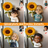 Blooming Joy - Personalized Kid Magnetic Flower Vase