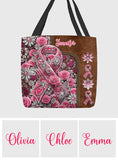 Pink Ribbon - Personalized Breast Cancer Awareness Tote Bag