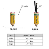 Pencil-Shaped Teacher Gift - Pencil Luggage Tag - Personalized Teacher Luggage Tag