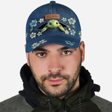 Salty Lil' Beach - Personalized Turtle Classic Cap