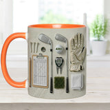 Live Love Golf - Personalized Golf Accent Mug