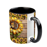 You Are My Sunshine Grandma Mom - Personalized Grandma Accent Mug