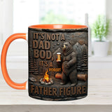 It's Not A Dad Bob - Personalized Father Accent Mug
