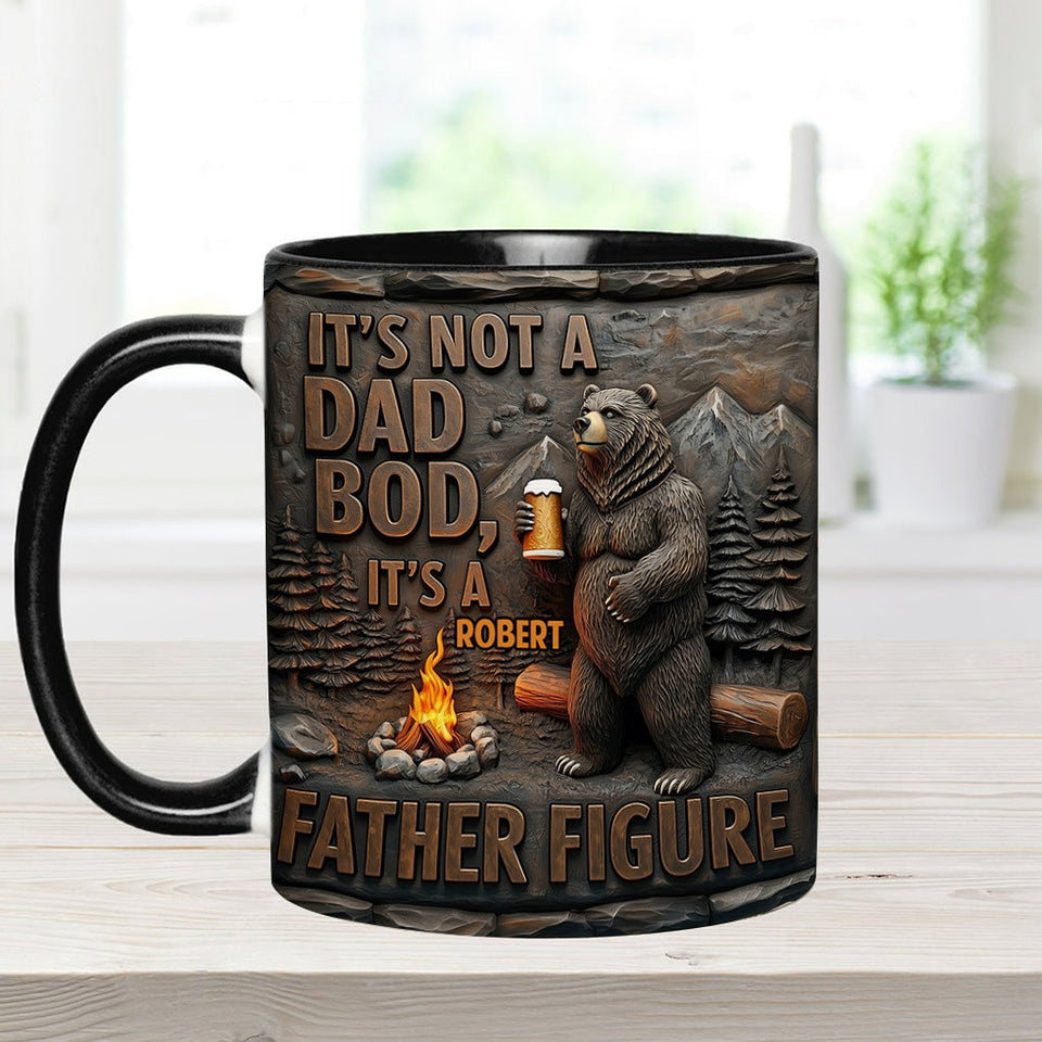 It's Not A Dad Bob - Personalized Father Accent Mug