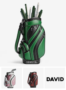 Golfer Life - Personalized Golf Wooden Pen Holder