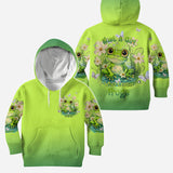 Just A Girl Who Love Frogs - Personalized Frog Hoodie and Leggings