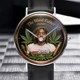World's Dopest Dad - Personalized Weed Hand Watch