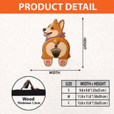 Dog Lover Gift, Hilarious Beer Lover Gift - Personalized Dog Wall Bottle Opener