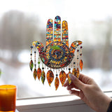 Bohemian Dream Catcher - Personalized Yoga Window Hanging Suncatcher Ornament