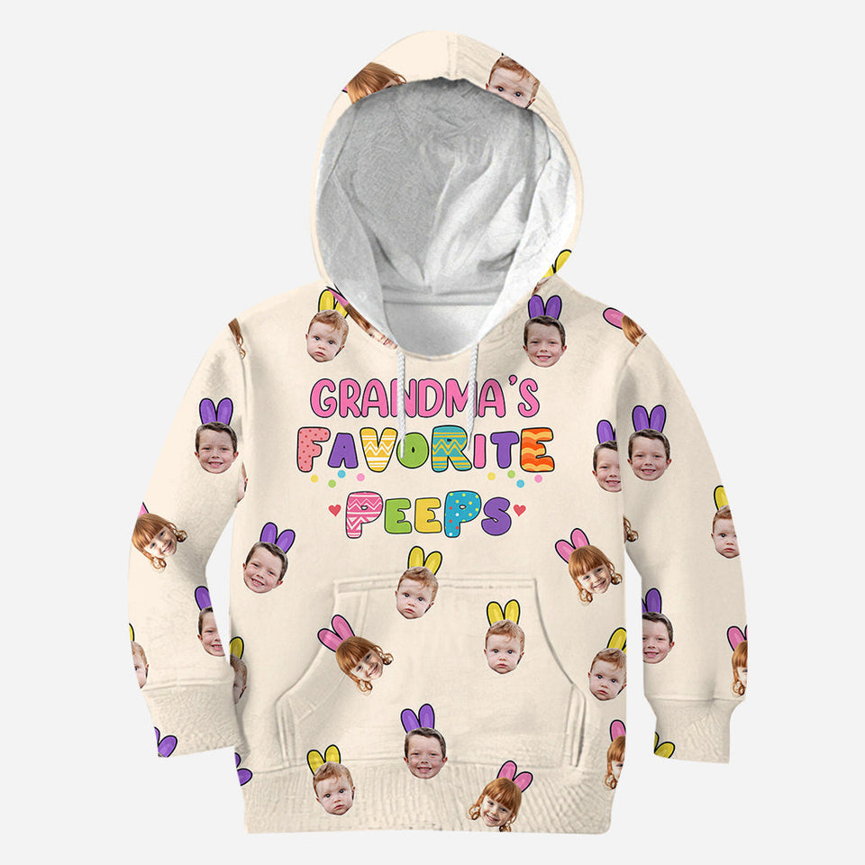 Grandma's Peeps - Personalized Kid All Over Shirt