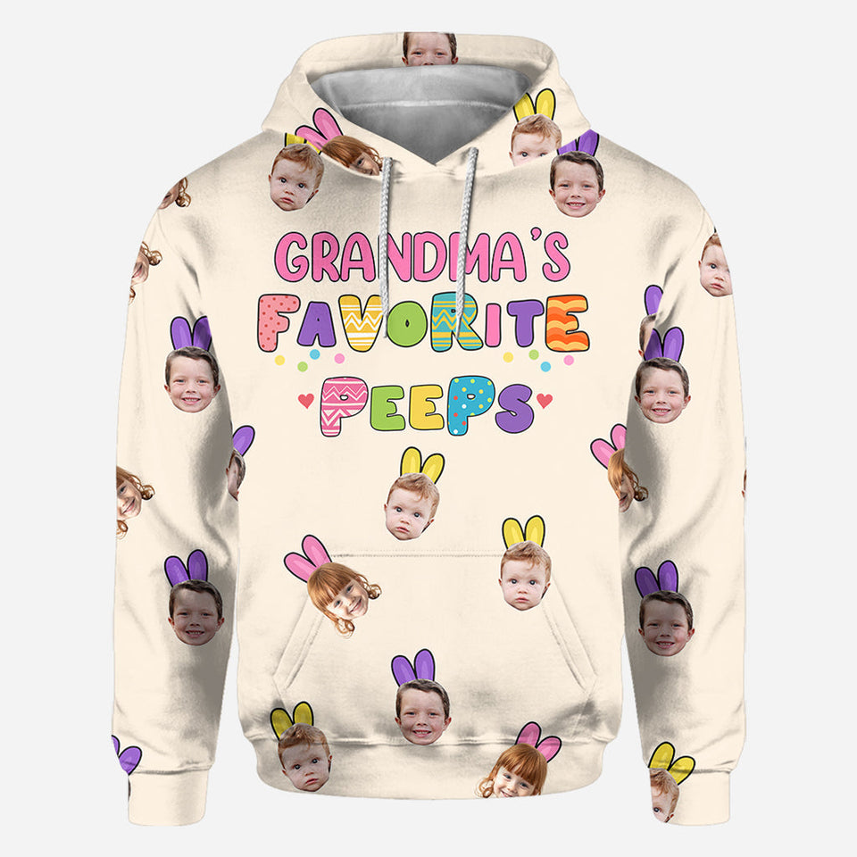 Grandma's Peeps - Personalized Kid All Over Shirt