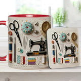 Love Sewing - Personalized Sewing Accent Mug