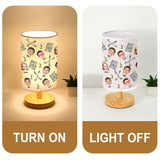 Best Dad By Par - Personalized Golf Table Lamp with Wood Base