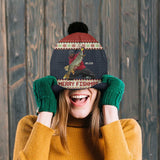 Merry Fishmas - Personalized Fishing Beanie Hat