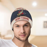 Merry Fishmas - Personalized Fishing Beanie Hat