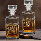 Strong Welder - Personalized Welder Whiskey Decanter Set
