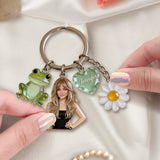 Custom Any Photo - Personalized Frog Keychain With Charms