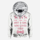Just A Girl Who Loves Dogs - Personalized Dog All Over Shirt