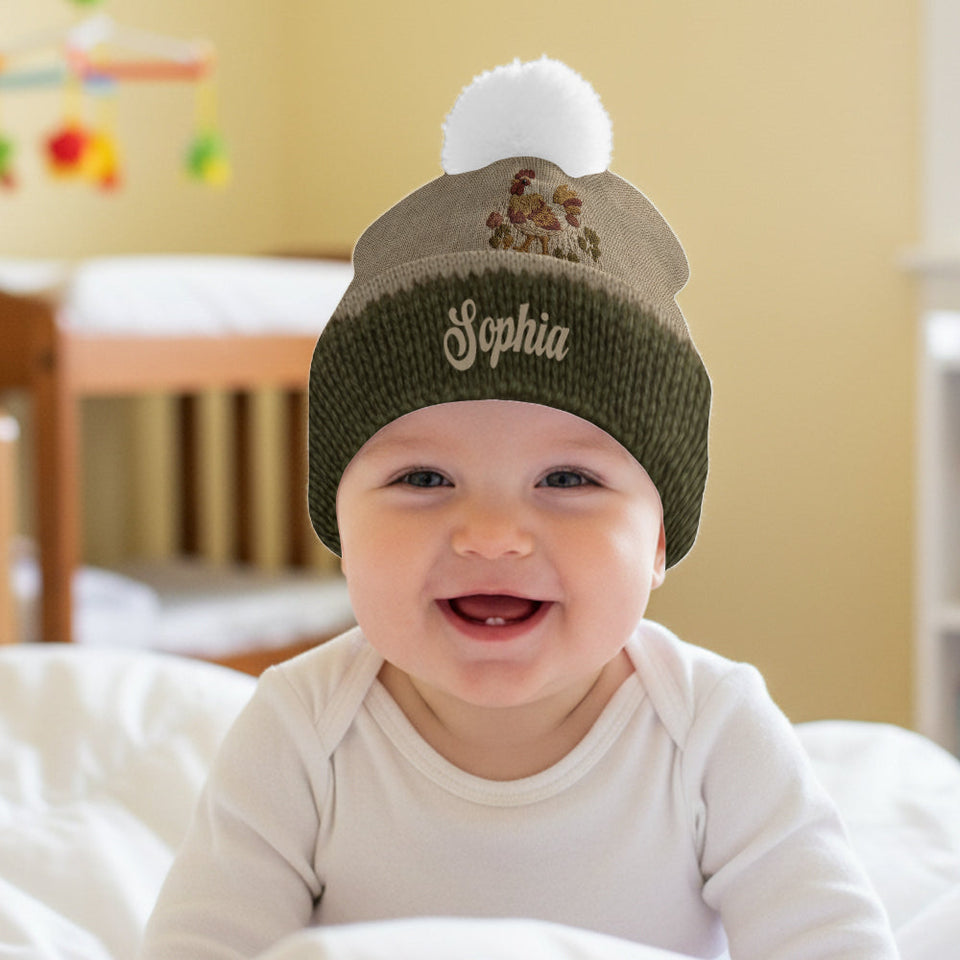 Love Chicken - Personalized Chicken Beanie Hat