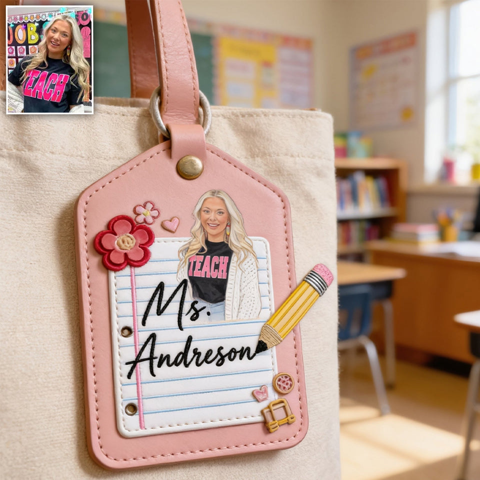 Back To School Gift For Teacher - Personalized Teacher Luggage Tag