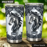 Love Horses - Personalized Horse Tumbler