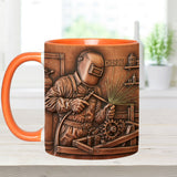 Strongest Welder - Personalized Welder Accent Mug