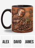 Strongest Welder - Personalized Welder Accent Mug