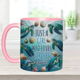 Turtle Lovers - Personalized Turtle Accent Mug