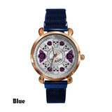 Skull And Roses - Personalized Skull Women Hand Watch