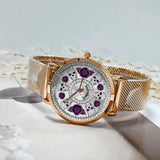 Skull And Roses - Personalized Skull Women Hand Watch