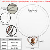 Custom From Any Photo - Personalized Dog Shaped Metal Pendant Necklace