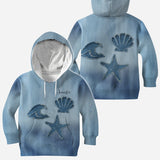 Denim Sea Life - Personalized Sea Lover All Over Shirt
