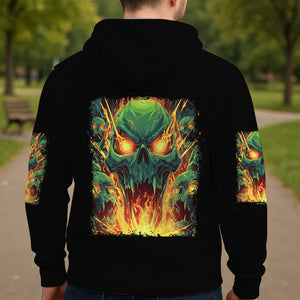 Back Off - Personalized Skull All Over Shirt