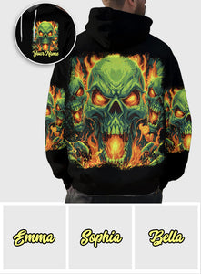 Back Off - Personalized Skull All Over Shirt