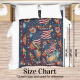 God Bless America - Personalized Bald Eagle Blanket
