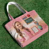 Best Teacher Ever - Personalized Teacher Quilted Tote Bag