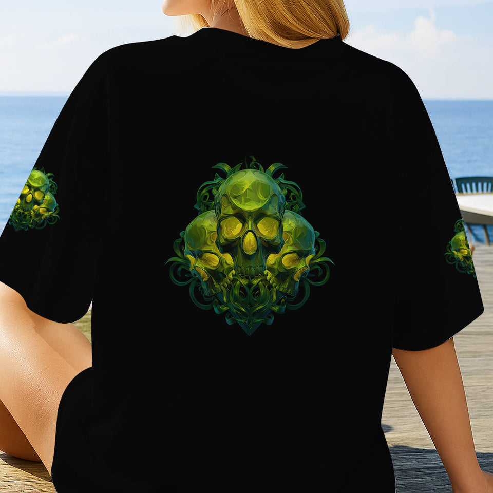 My Demon Out To Play - Personalized Skull All Over Shirt