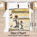 To My Mom - Personalized Mother Blanket